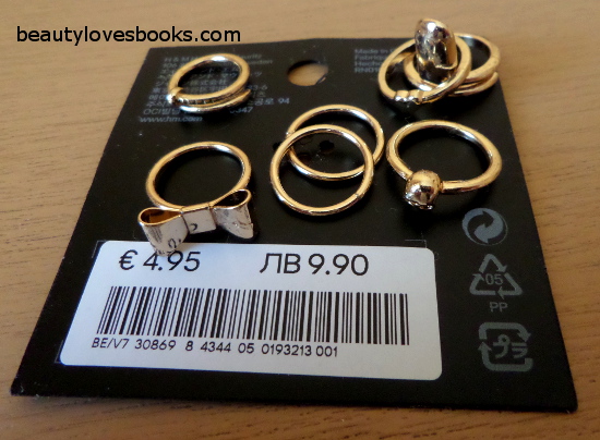 H&M knuckle rings